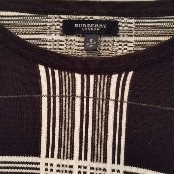 BURBERRY MEN'S SWEATER 100% PRIMA COTTON SIZE S MADE IN ITALY. - Picture 2 of 4